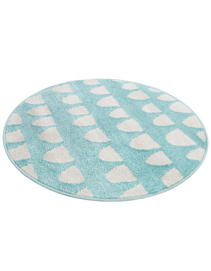 100cm x 100cm Whimsy Kids Tapis Rond