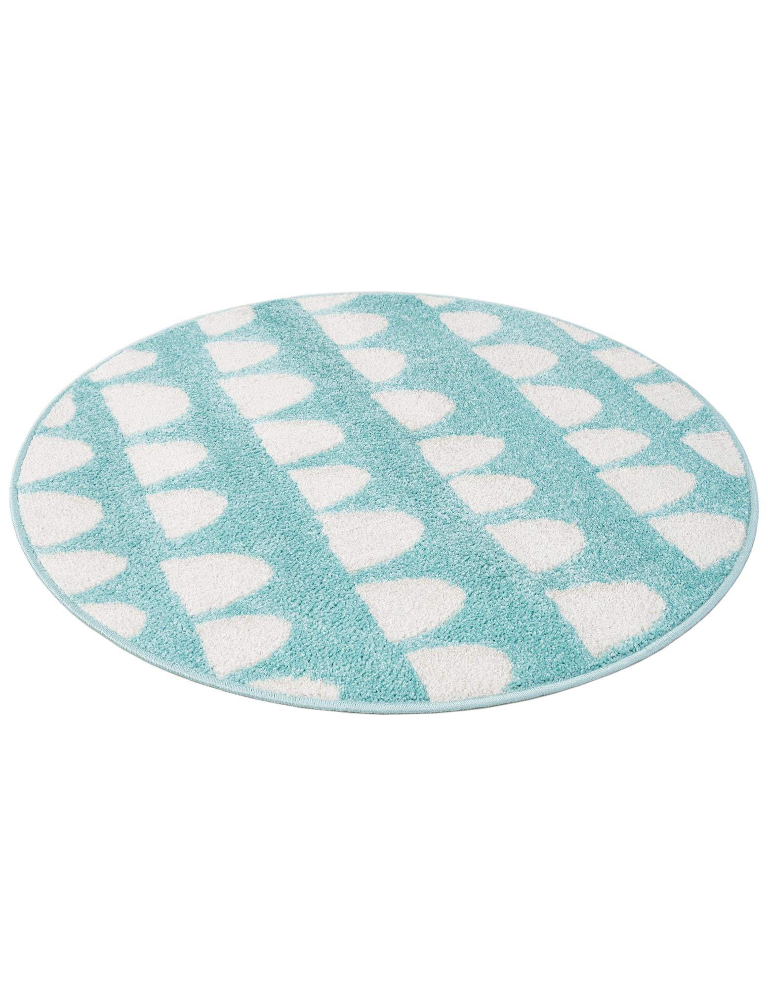 3' 3 x 3' 3 Whimsy Kids Round Rug