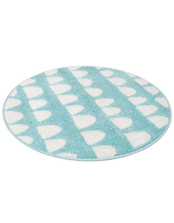 Detail image of 3' 3 x 3' 3 Whimsy Kids Round Rug