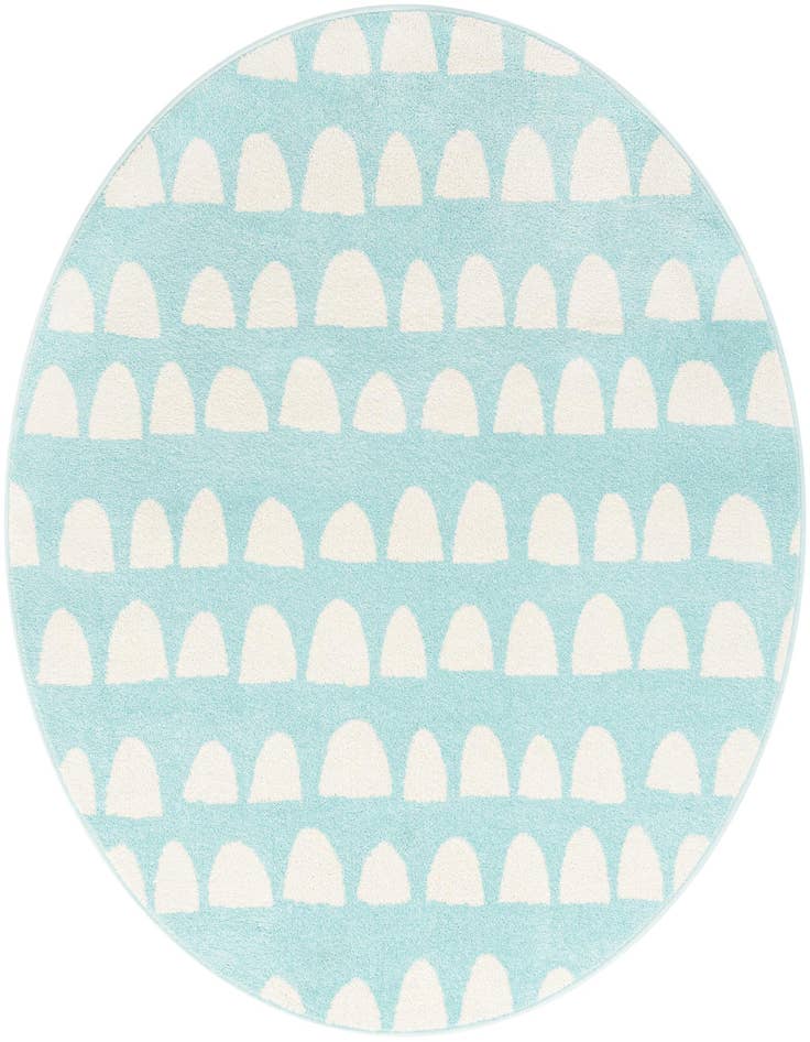 Detail image of 5' x 5' Whimsy Kids Round Rug