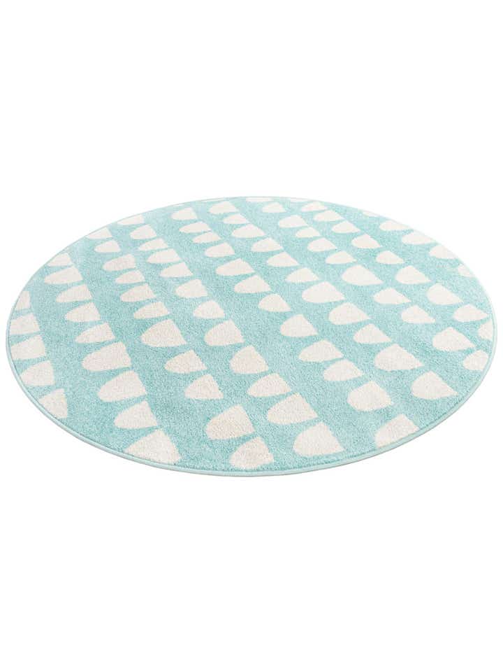 5' x 5' Whimsy Kids Round Rug