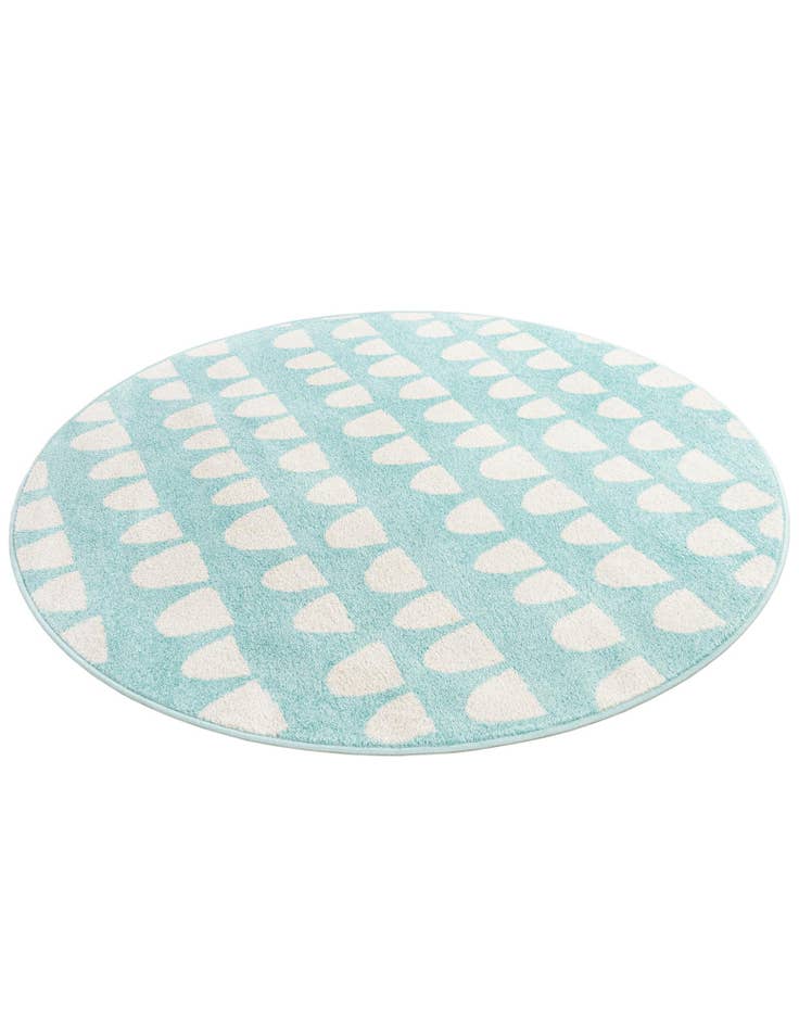 Detail image of 5' x 5' Whimsy Kids Round Rug