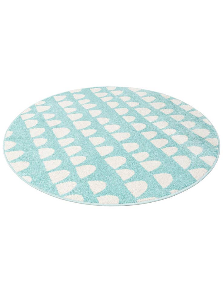 Detail image of 5' x 5' Whimsy Kids Round Rug