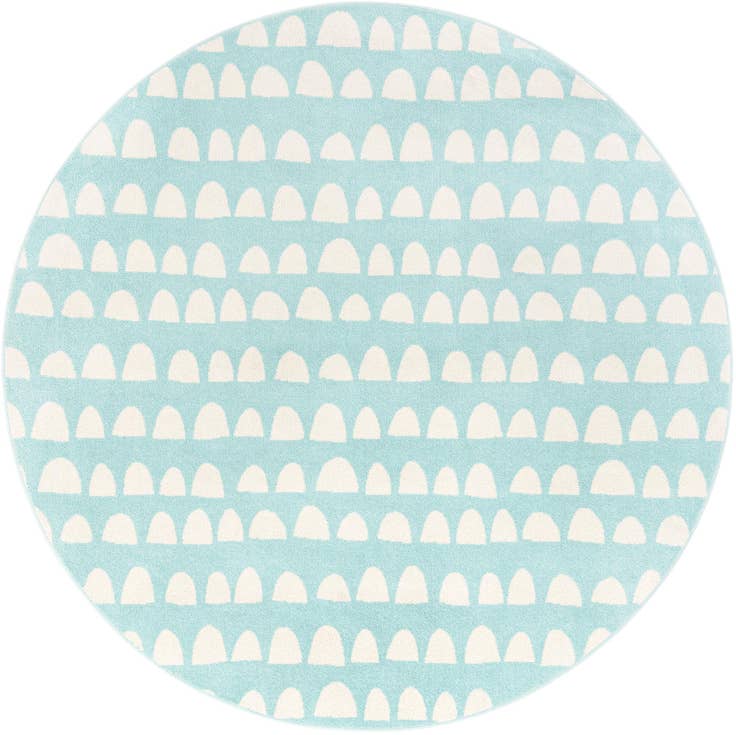 Detail image of 7' 10 x 7' 10 Whimsy Kids Round Rug