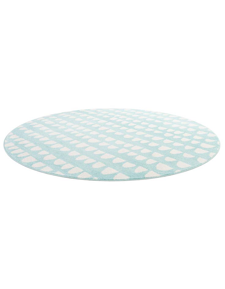 Detail image of 7' 10 x 7' 10 Whimsy Kids Round Rug