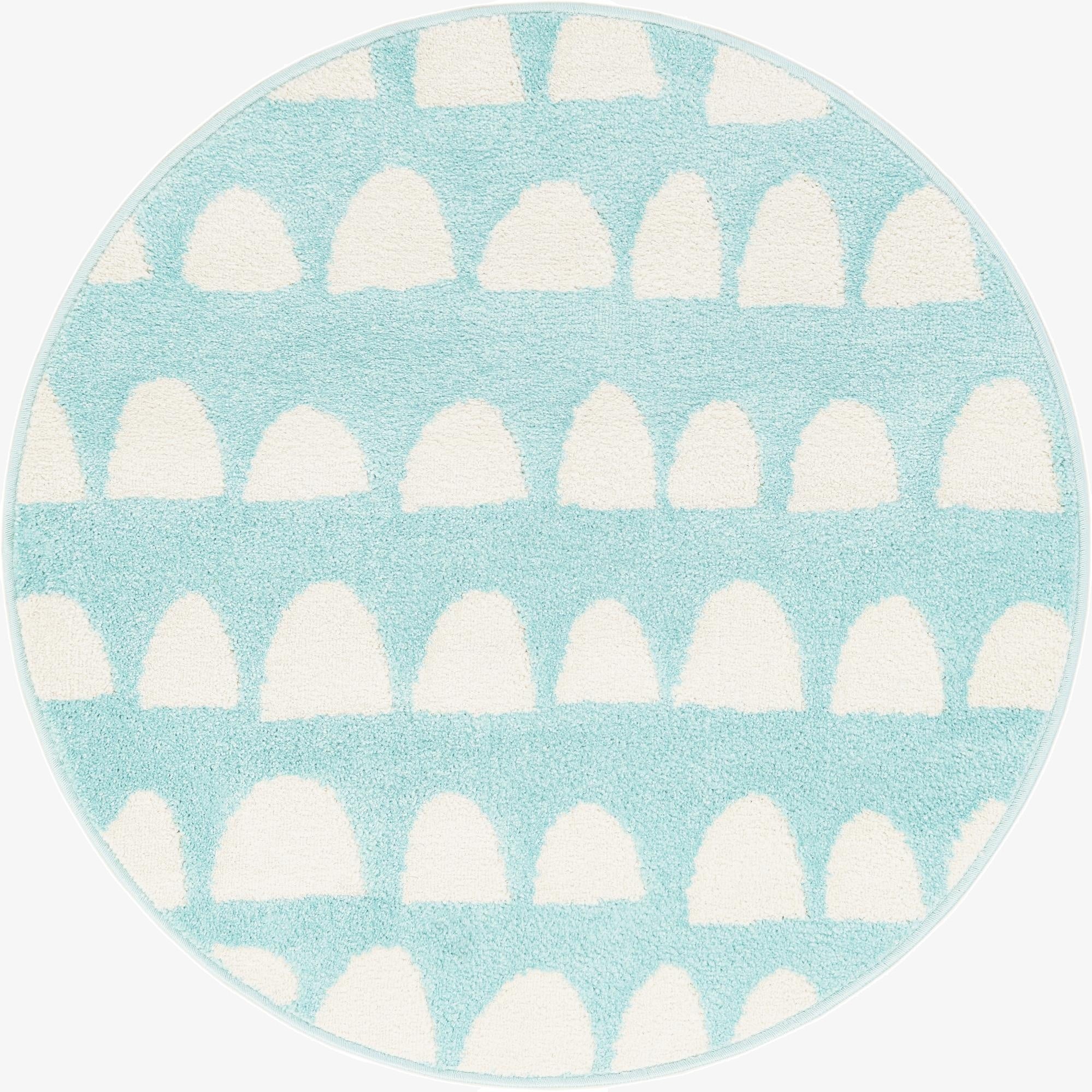 3' 3 x 3' 3 Whimsy Kids Round Rug