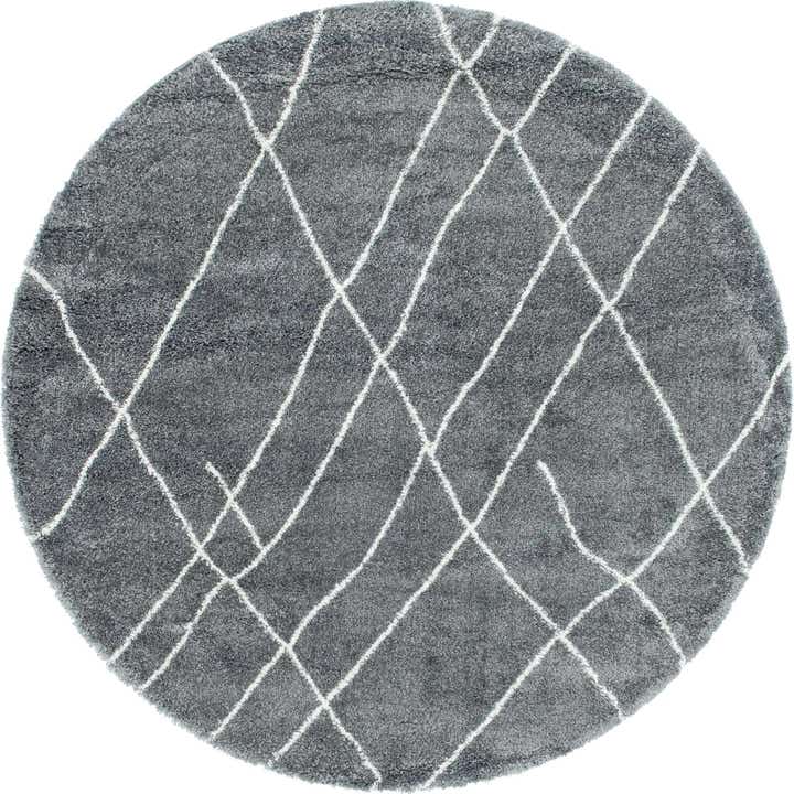 7' 10 x 7' 10 Clearbrook · Lines Shag Rug, pebble gray