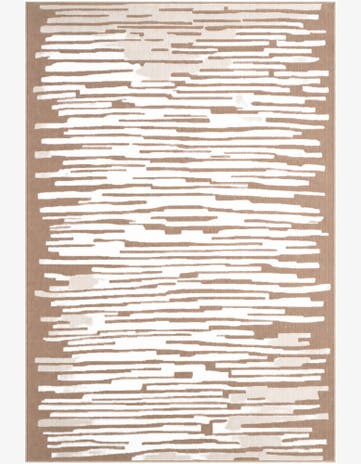 6' x 9' Clemson · Abstract rug, beige and ivory
