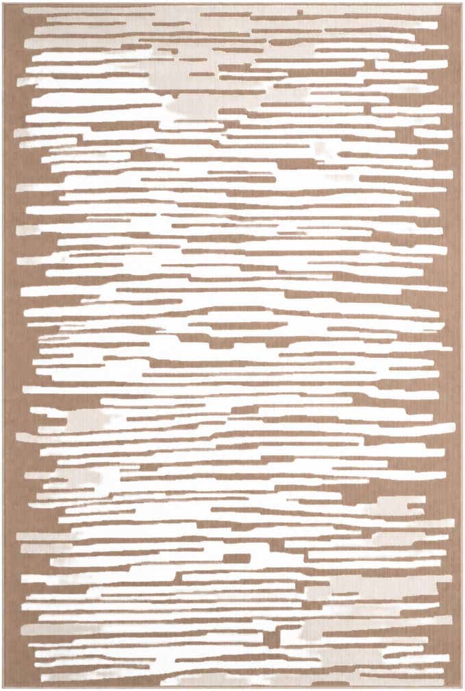 6' x 9' Clemson · Abstract rug, beige and ivory