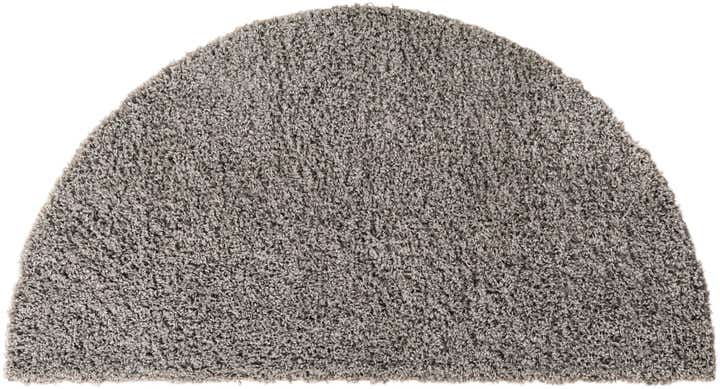 3' x 6' Solid Shag Hearth Rug