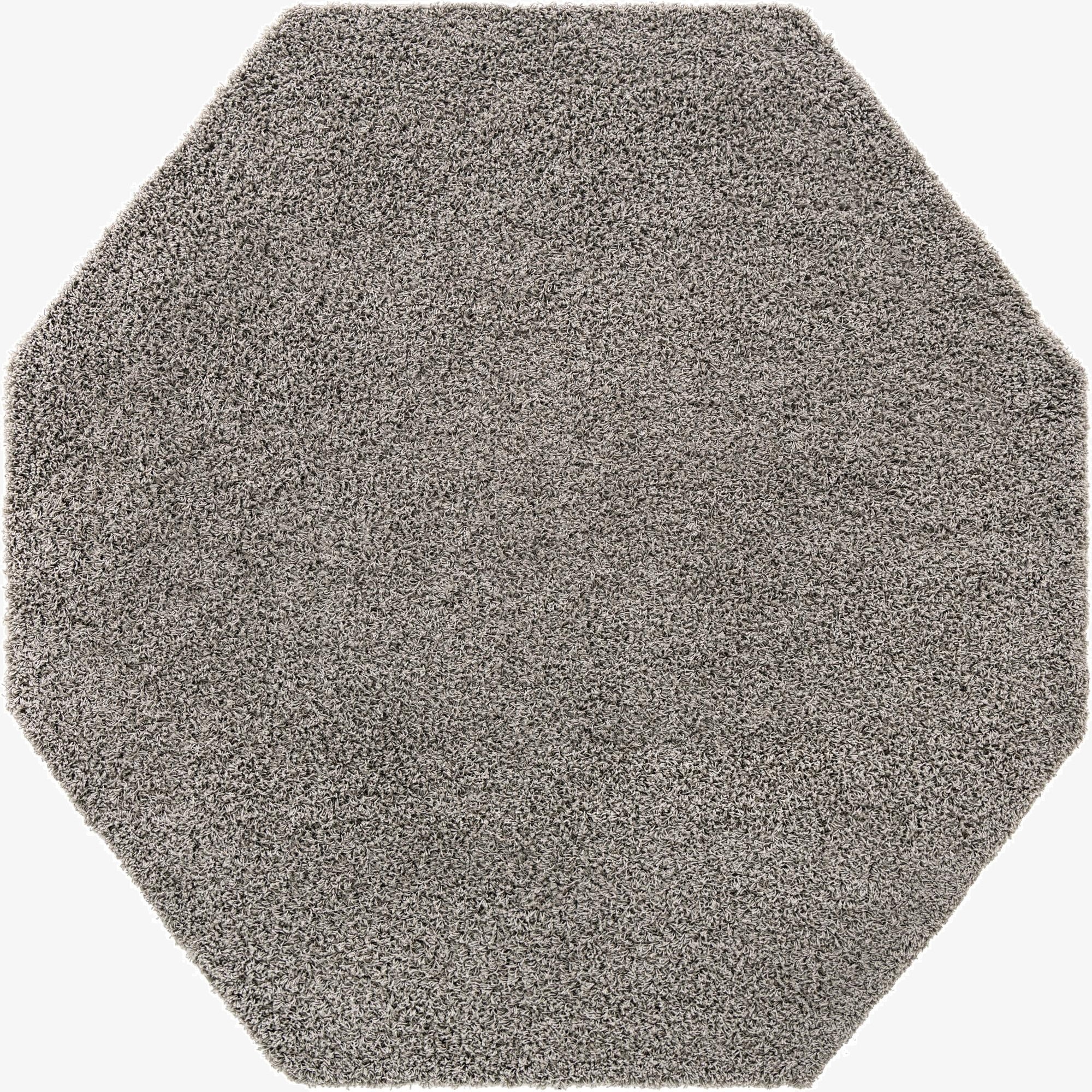 Primary image 7' 10 x 7' 10 Solid Shag Octagon Rug