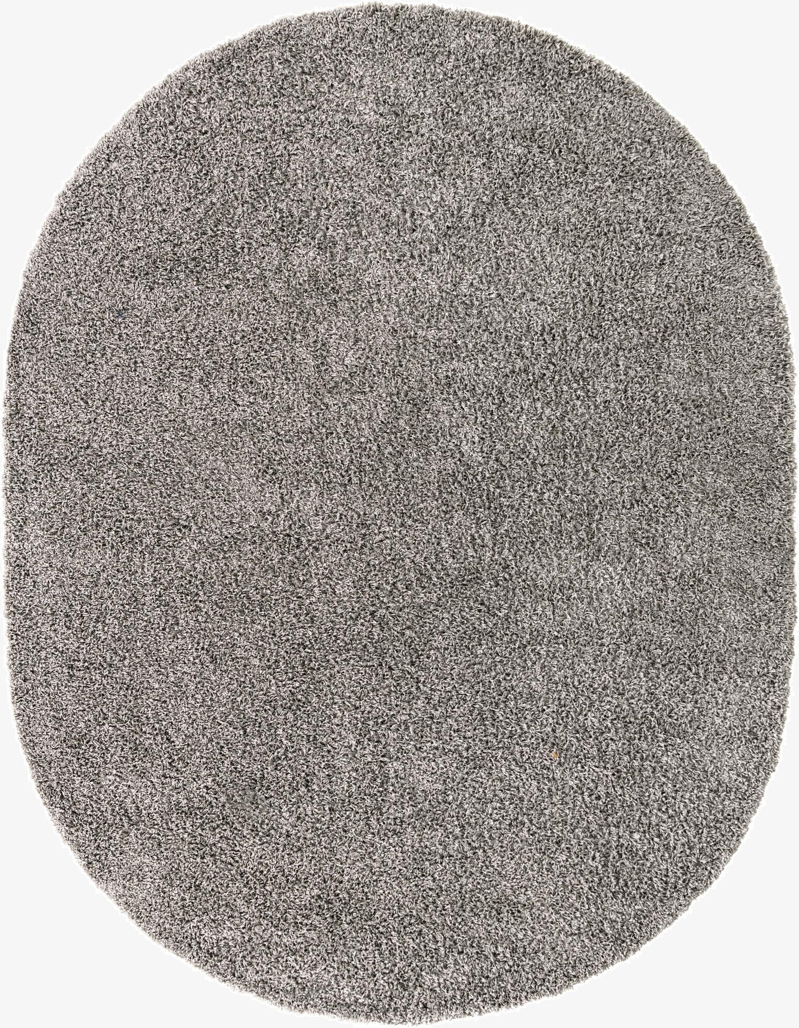 Primary image 7' 10 x 10' Solid Shag Oval Rug