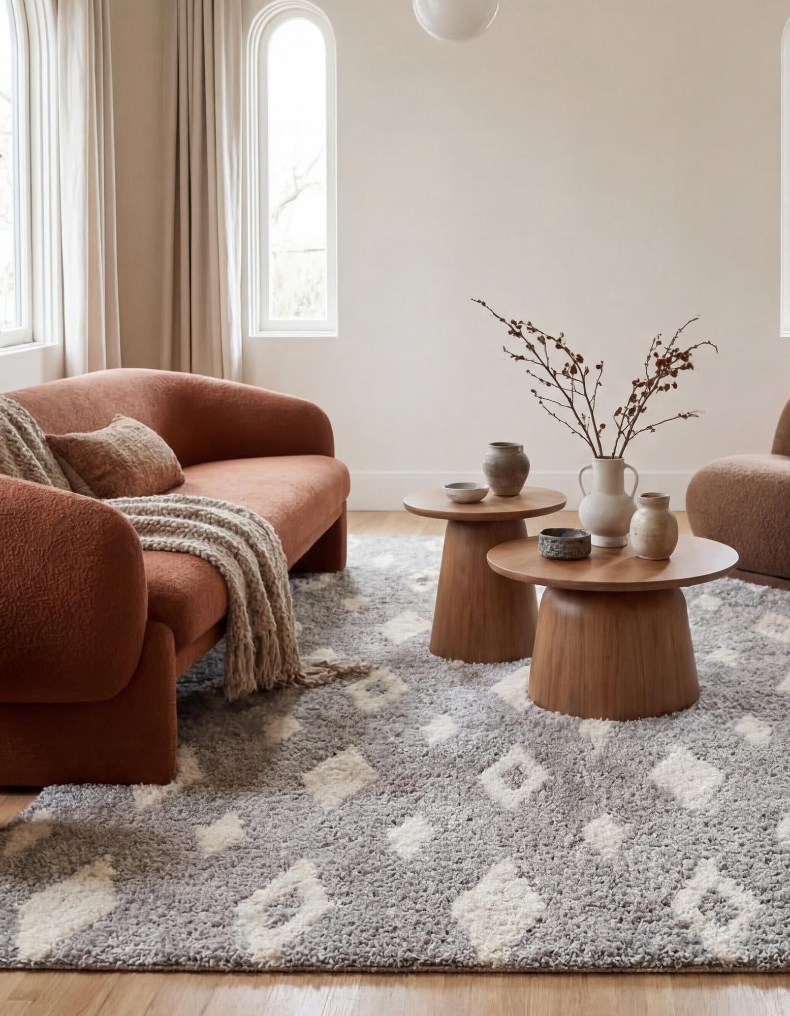 5' x 8' Sepia Rug