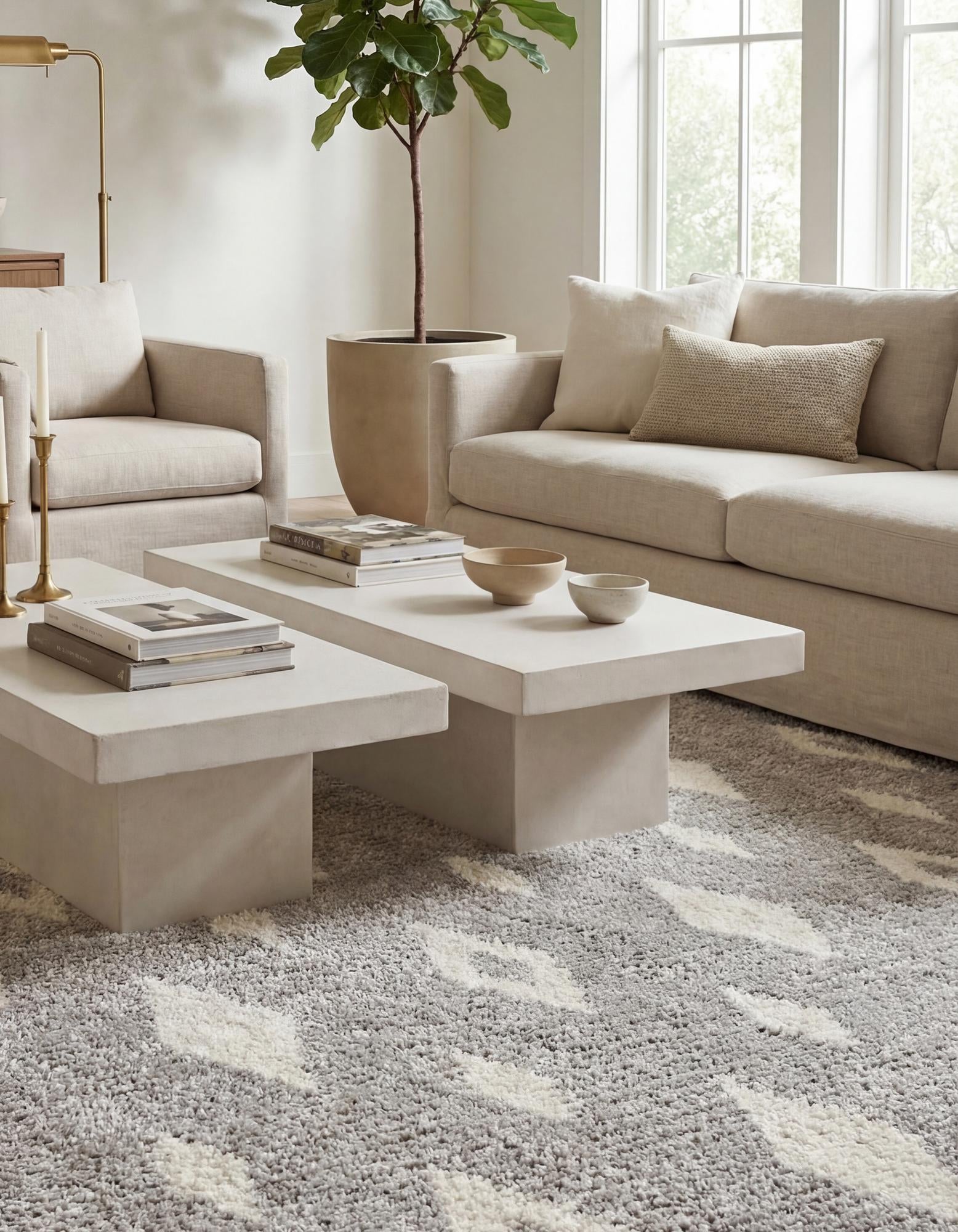 5' x 8' Sepia Rug