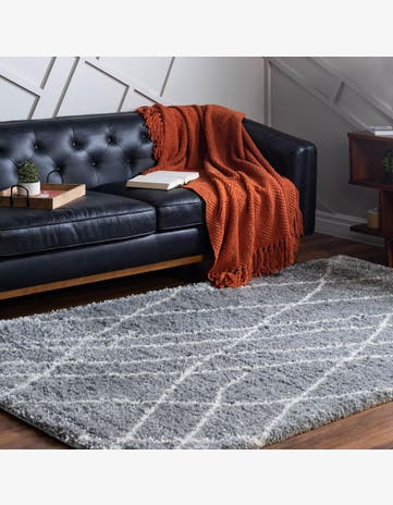 Cloud Gray Soft Touch Shag Rug