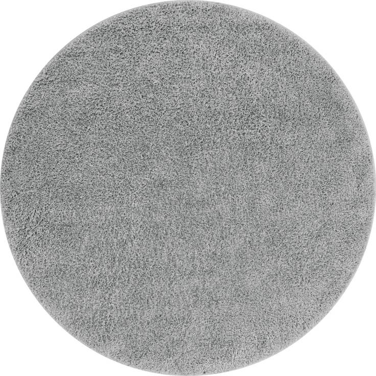 Detail image of 5' x 5' Soft Solid Shag Round Rug