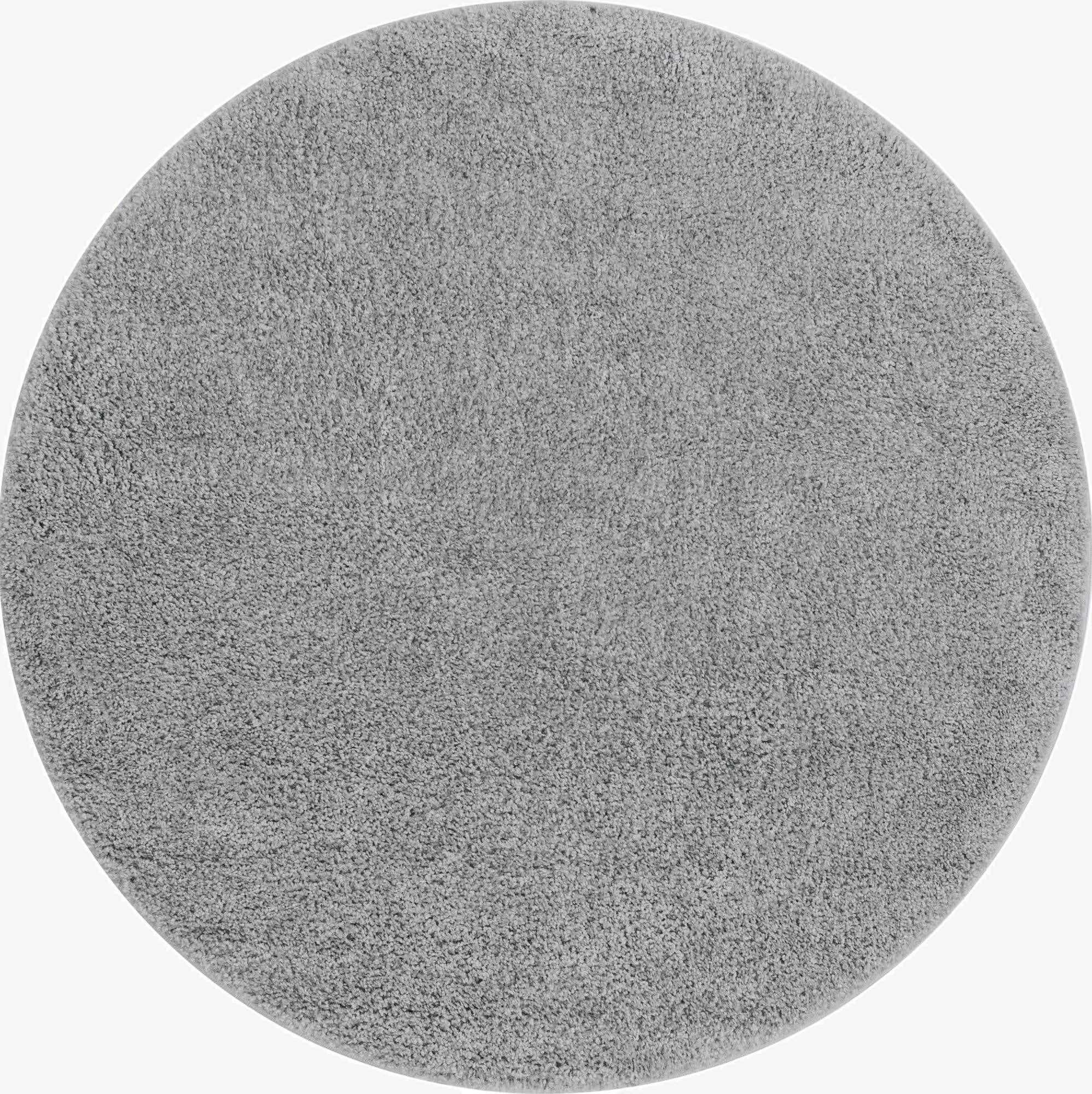 Primary image 3' 3 x 3' 3 Soft Solid Shag Round Rug