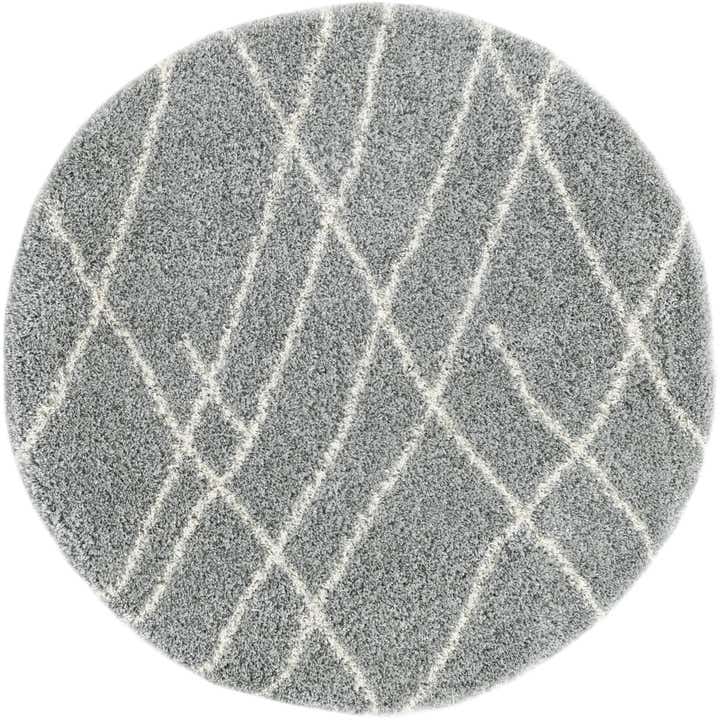 240cm x 240cm Soft Touch Shag Tapis Rond