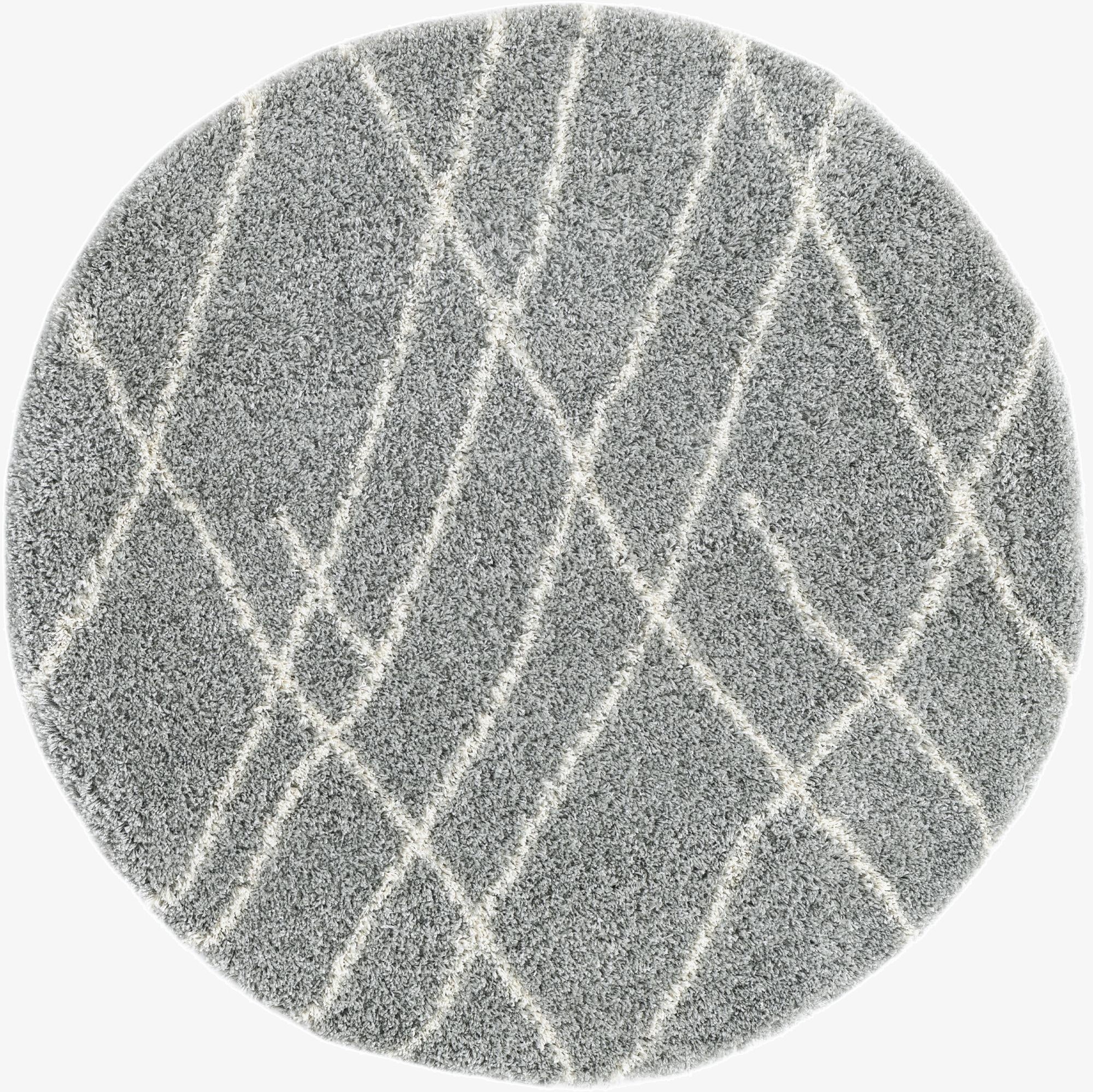6' x 6' Soft Touch Shag Round Rug