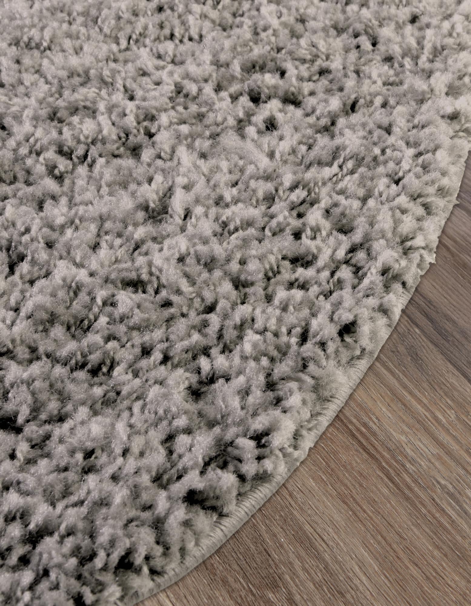7' 10 x 7' 10 Solid Shag Round Rug