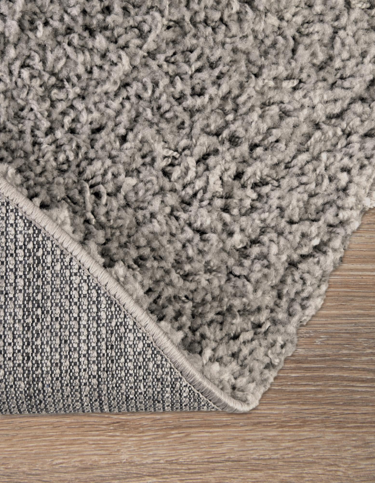 7' 10 x 7' 10 Solid Shag Round Rug