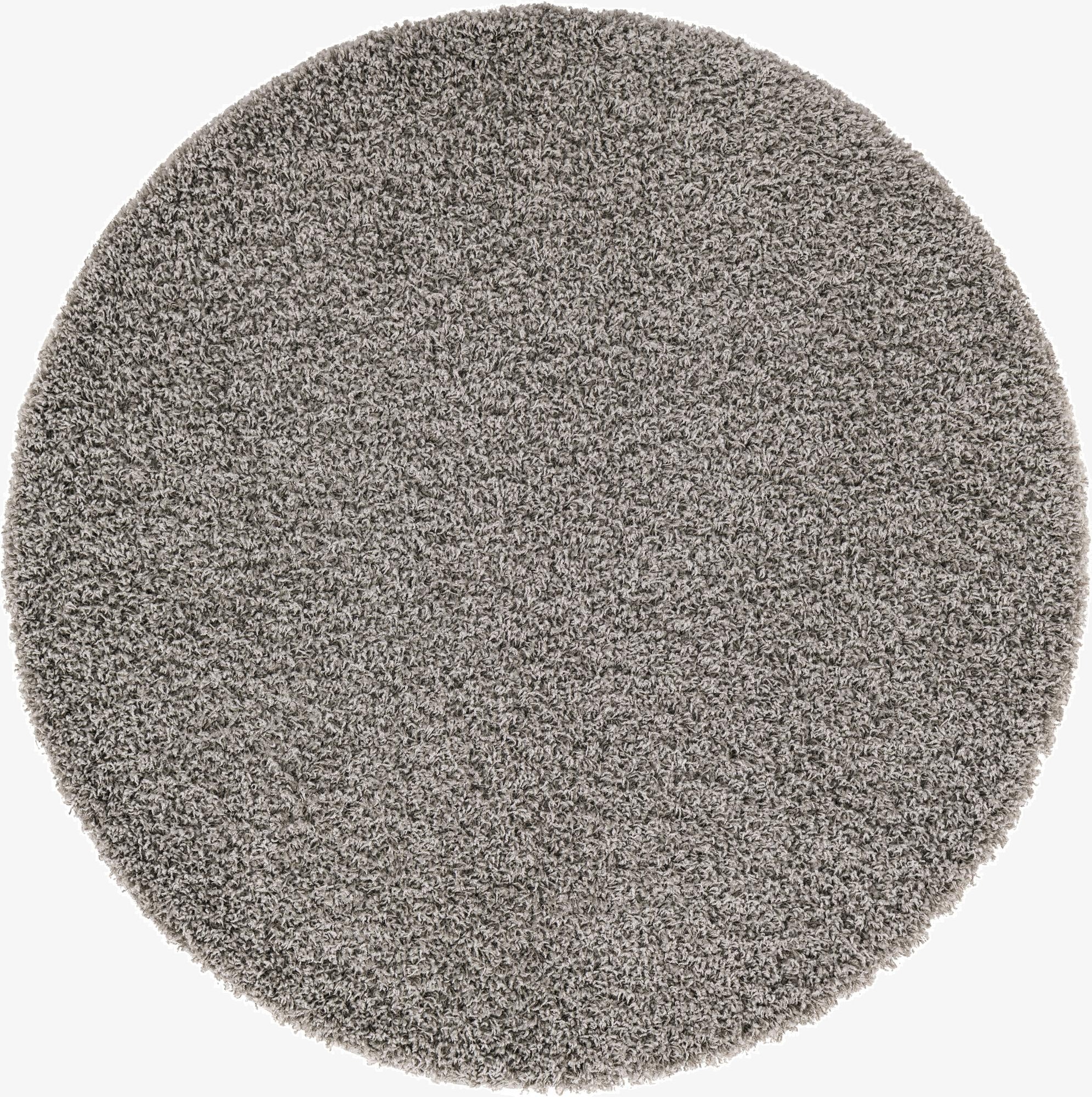 Primary image 5' 3 x 5' 3 Solid Shag Round Rug