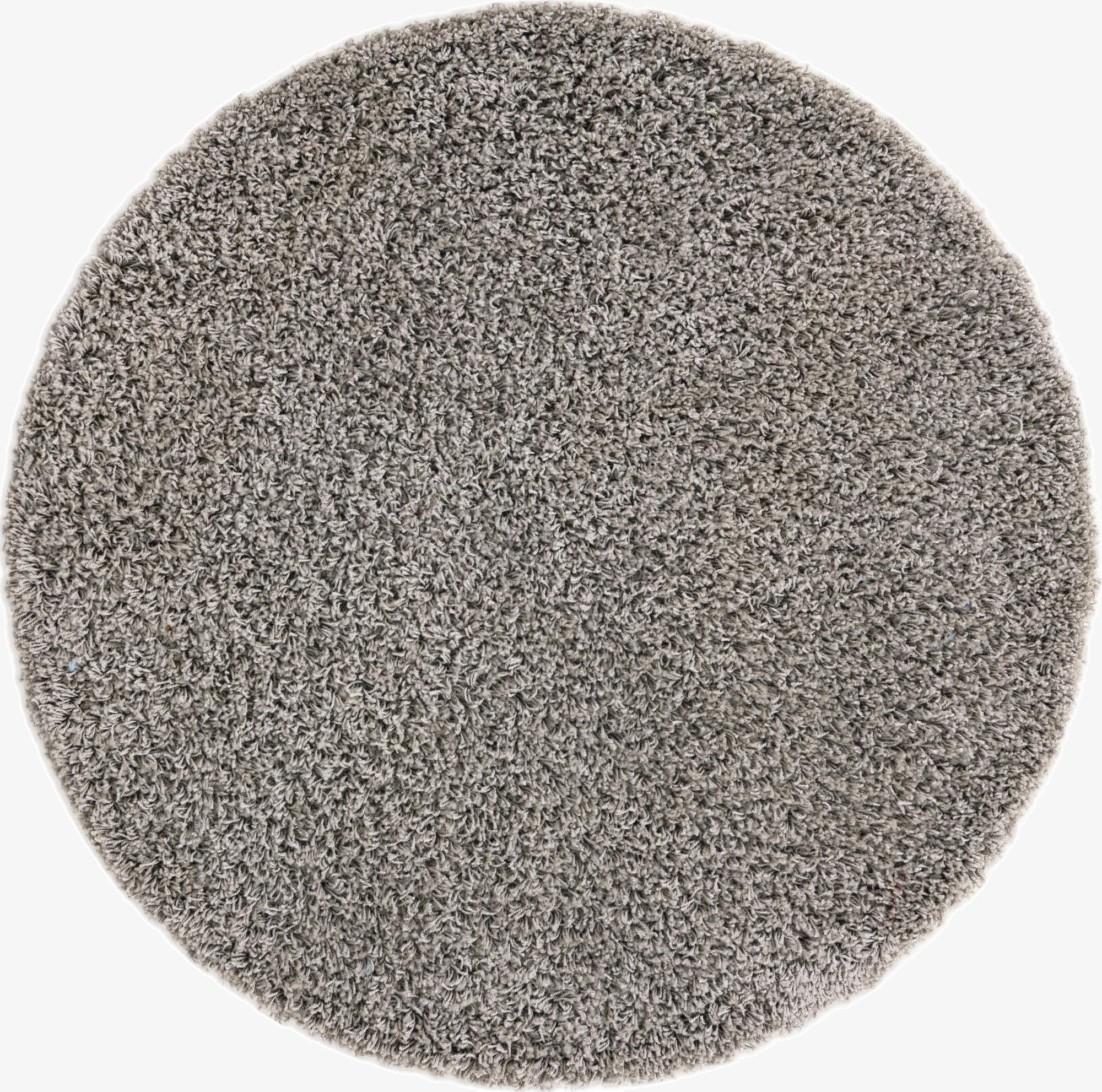 Primary image 4' x 4' Solid Shag Round Rug