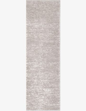 Cloud Gray Sepia Runner Rug