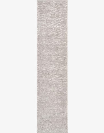 Cloud Gray Sepia Runner Rug