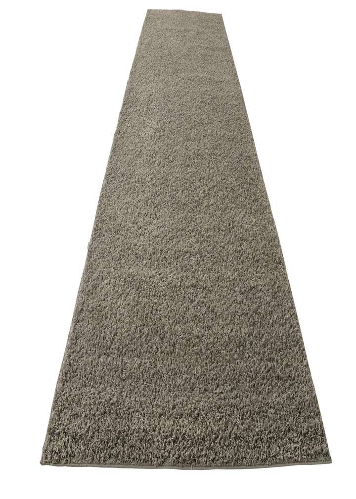5' 2 x 15' 7 Solid Shag Runner Rug