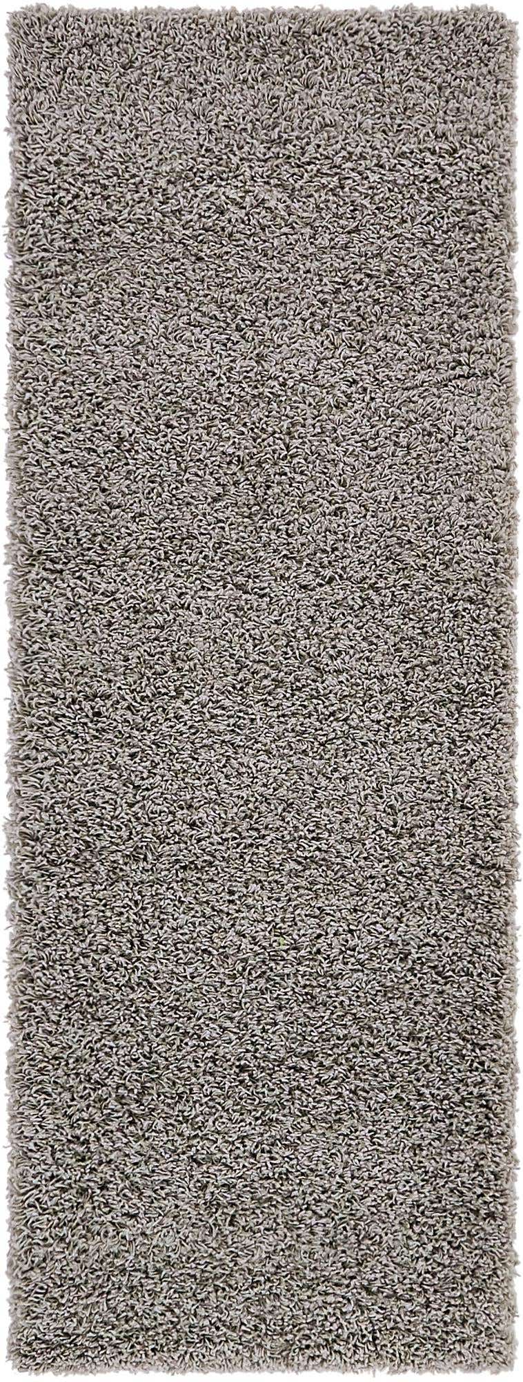 2' x 6' Solid Shag Runner Rug