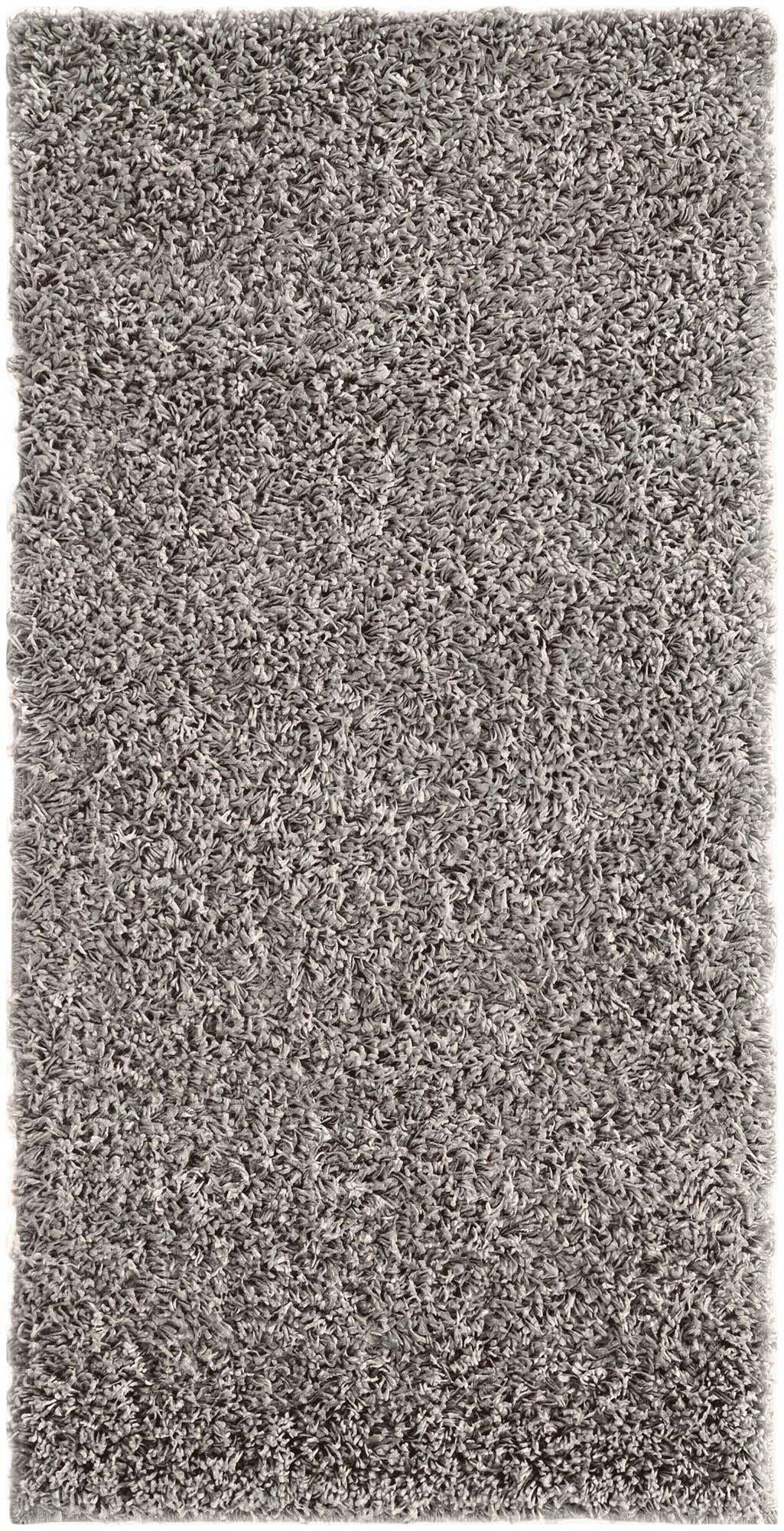 2' x 4' Solid Shag Runner Rug