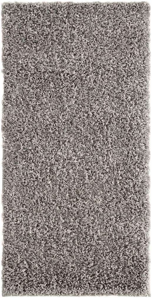 2' x 4' Solid Shag Runner Rug