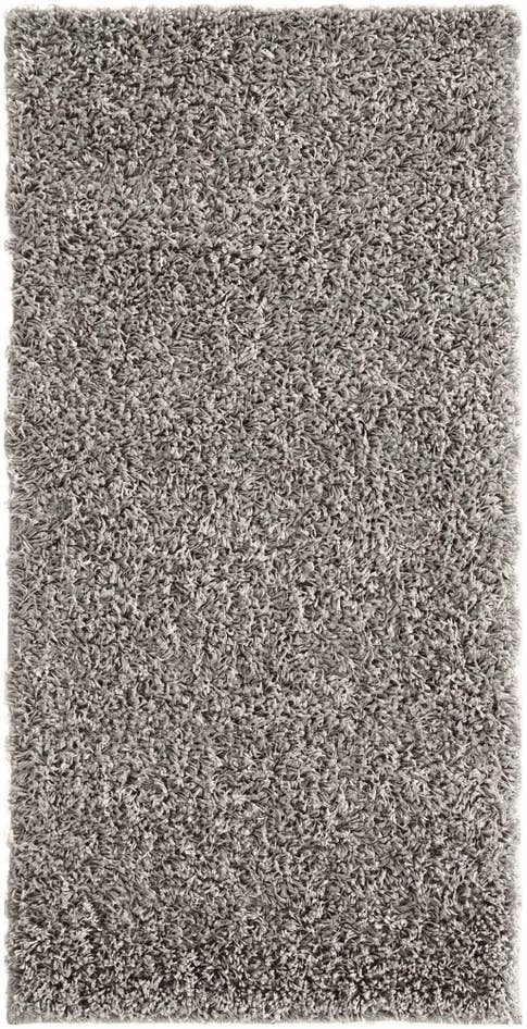 Detail image of 2' x 4' Solid Shag Runner Rug
