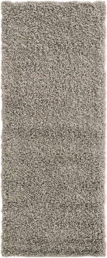 2' x 5' Solid Shag Runner Rug