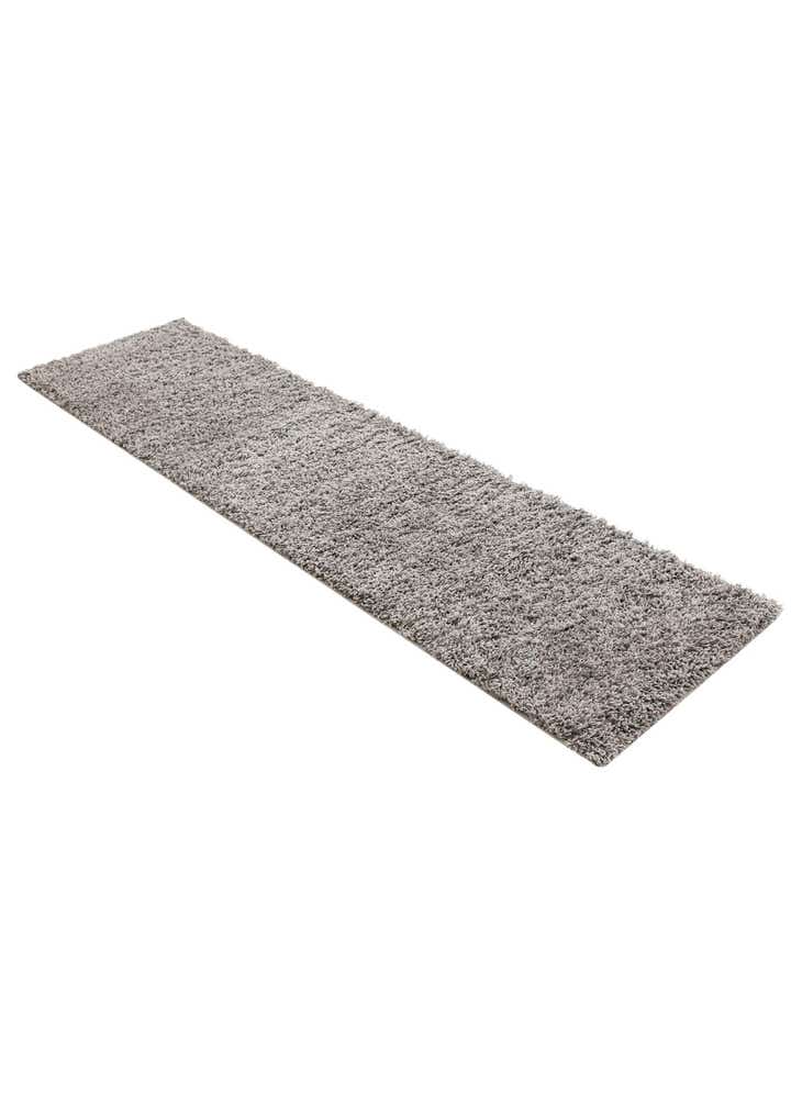 2' x 8' Solid Shag Runner Rug
