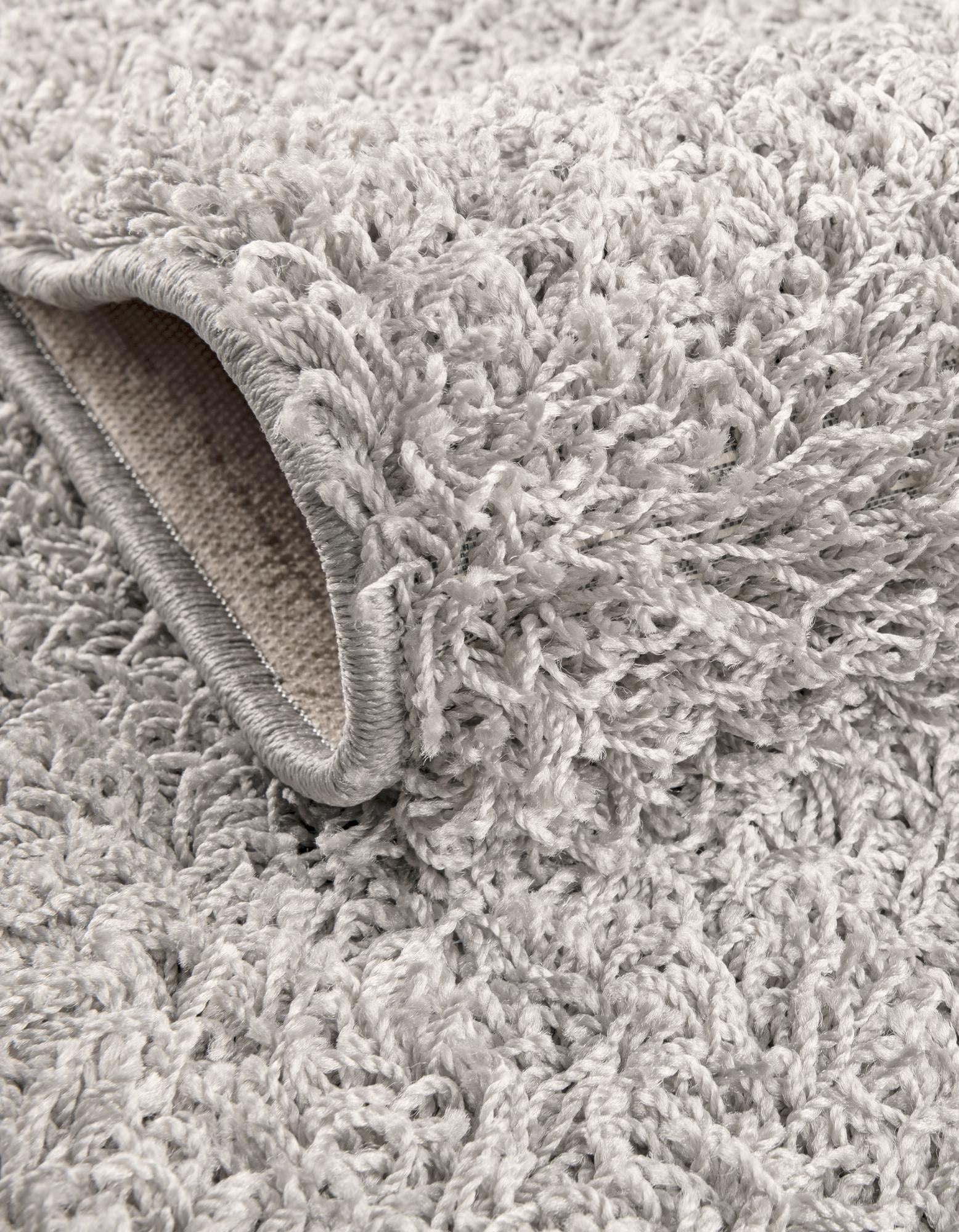 7' x 7' Comfort Solid Shag Square Rug