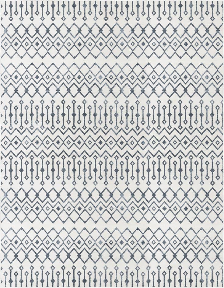 Detail image of 10' x 13' Bohemian Trellis Rug