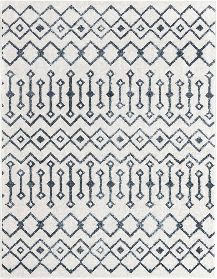 Detail image of 5' 3 x 8' Bohemian Trellis Rug