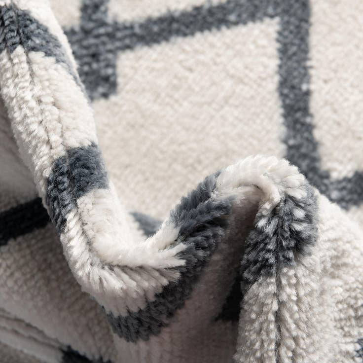 Detail image of 2' 7 x 12' Bohemian Trellis Runner Rug