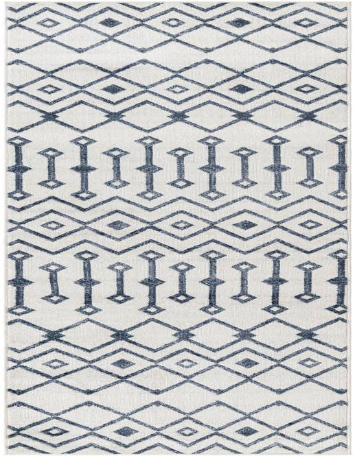 Detail image of 2' 7 x 10' Bohemian Trellis Runner Rug