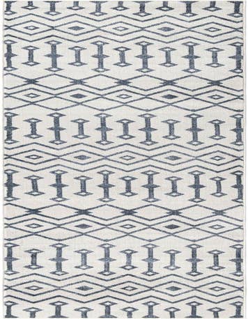 Detail image of 2' 7 x 14' Bohemian Trellis Runner Rug