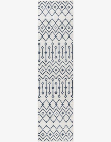 2' 7 x 10' Bohemian Trellis Runner Rug