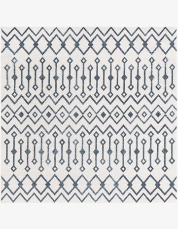 5' 3 x 5' 3 Bohemian Trellis Square Rug