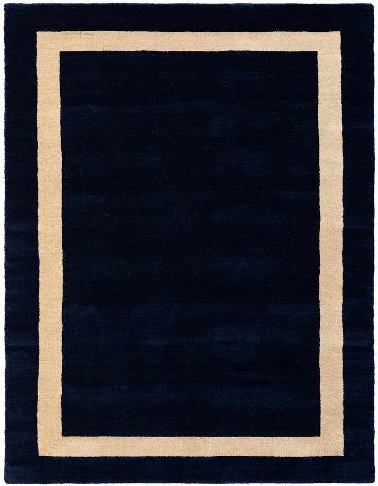 Detail image of 4' 1 x 6' 1 Jill Zarin Border Wool Rug