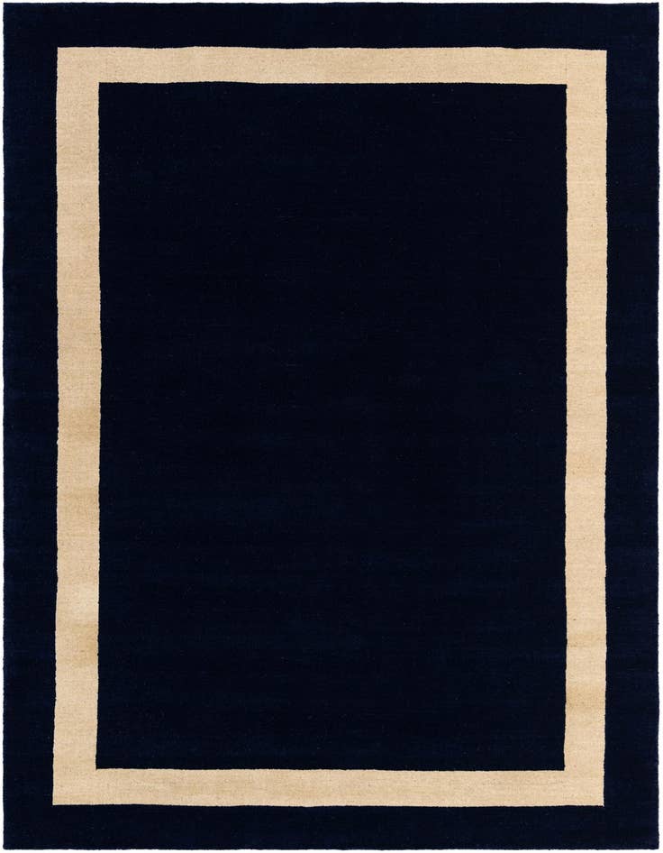Detail image of 5' 1 x 8' Jill Zarin Border Wool Rug