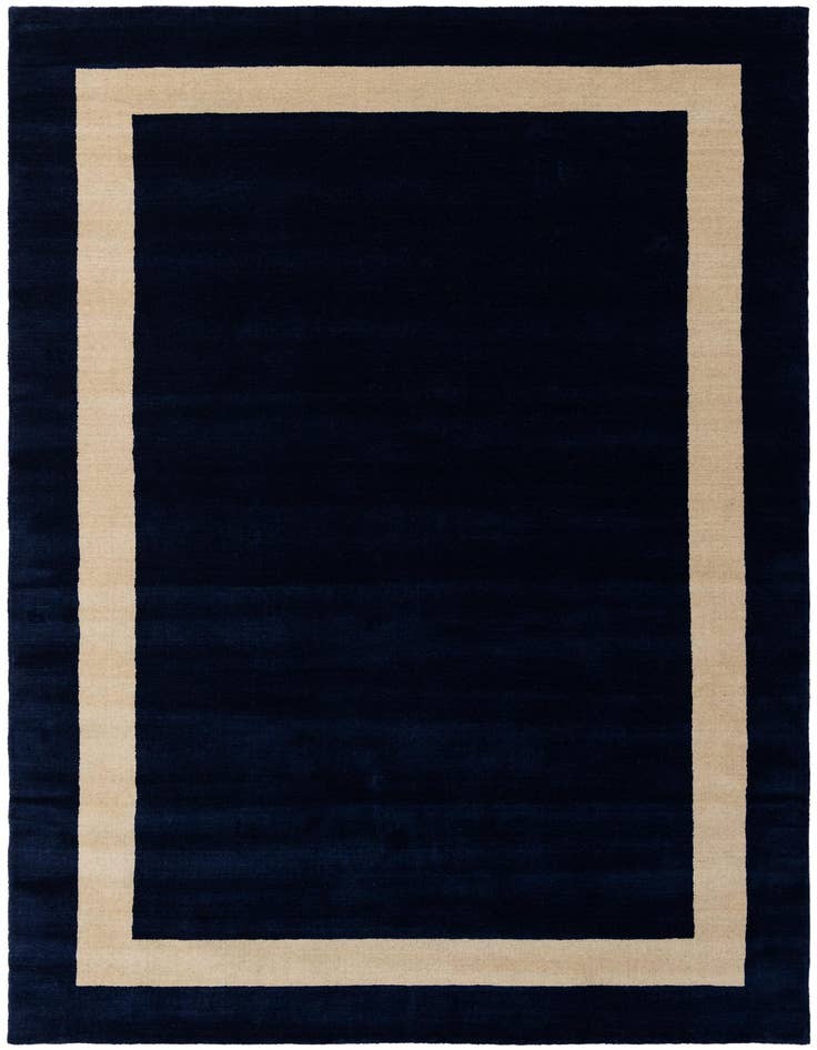 Detail image of 6' 1 x 9' Jill Zarin Border Wool Rug