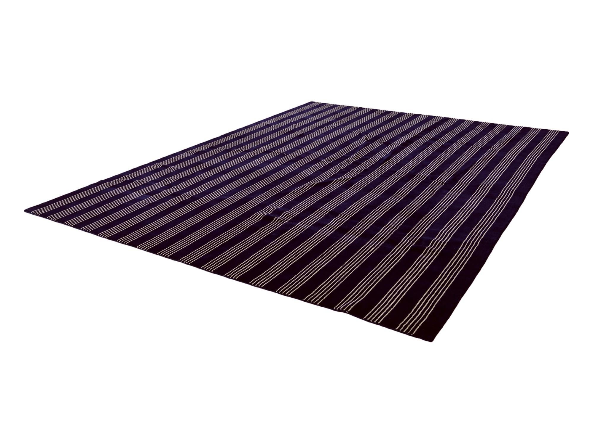 9' x 12' Jill Zarin Striped Wool Rug