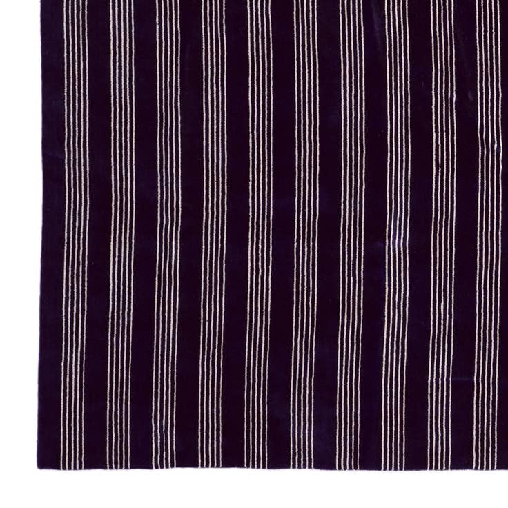 Detail image of 9' x 12' Jill Zarin Striped Wool Rug