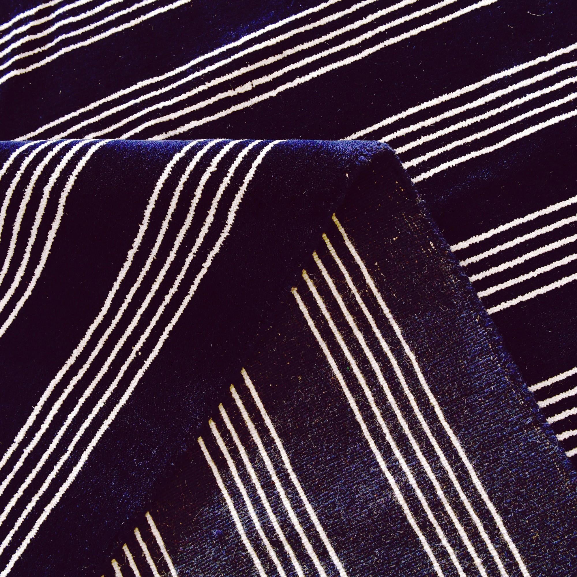 9' x 12' Jill Zarin Striped Wool Rug